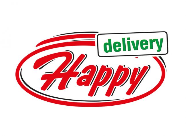 happy delivery logo happy delivery logo